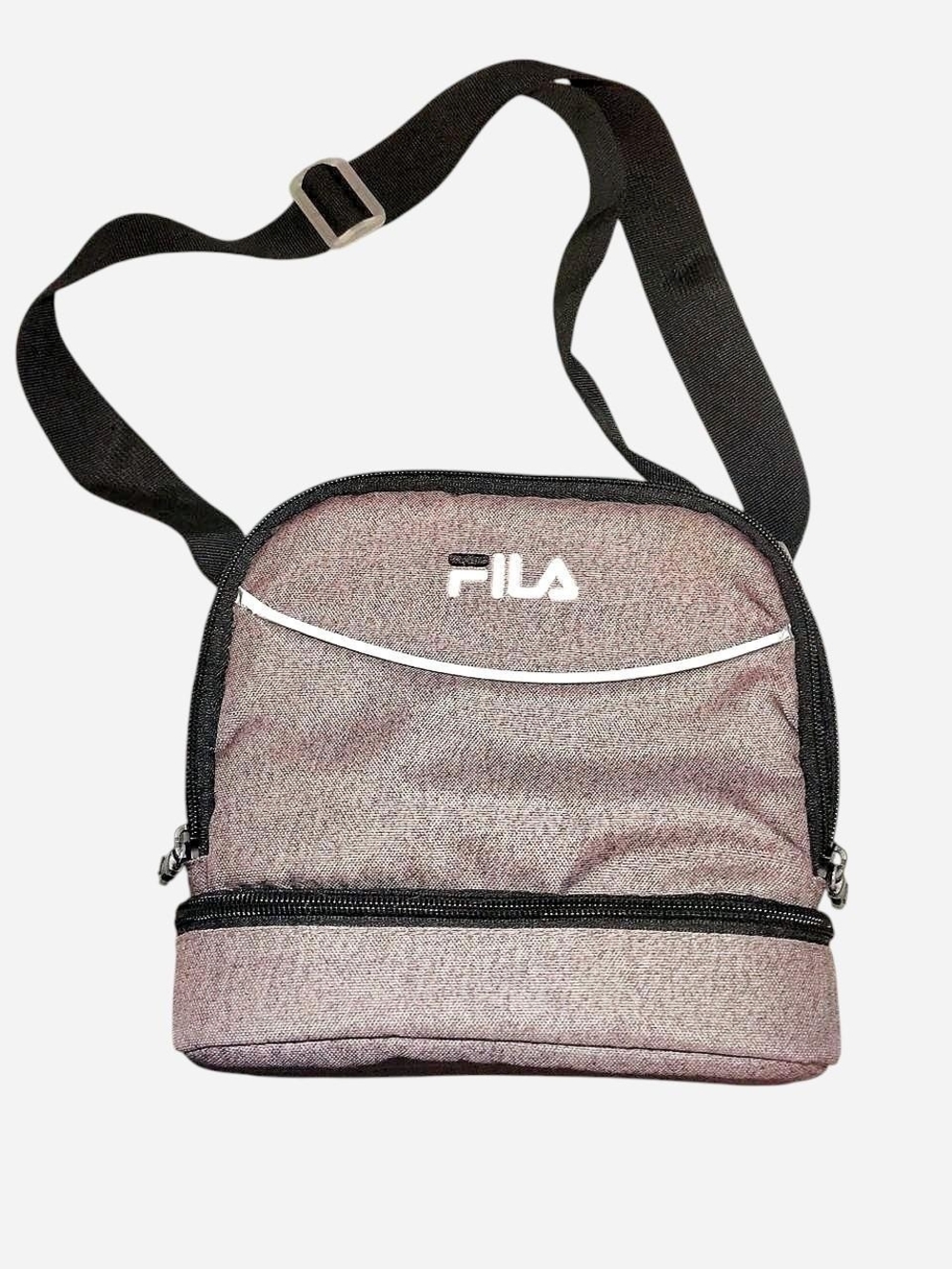 FILA Grey Lunch Bag with Black Strap